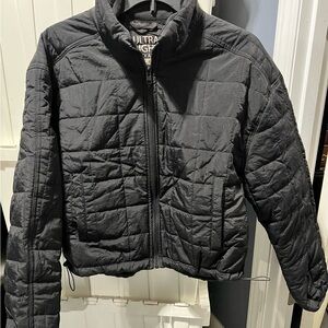 Love Tree Black Quilted Puffer Jacket